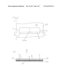 FORM WITH INTEGRATED FOLDING CARD, LAMINATE FOR PRODUCING THE FORM AND     METHOD FOR PRODUCING A FOLDING CARD diagram and image