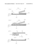 FORM WITH INTEGRATED FOLDING CARD, LAMINATE FOR PRODUCING THE FORM AND     METHOD FOR PRODUCING A FOLDING CARD diagram and image