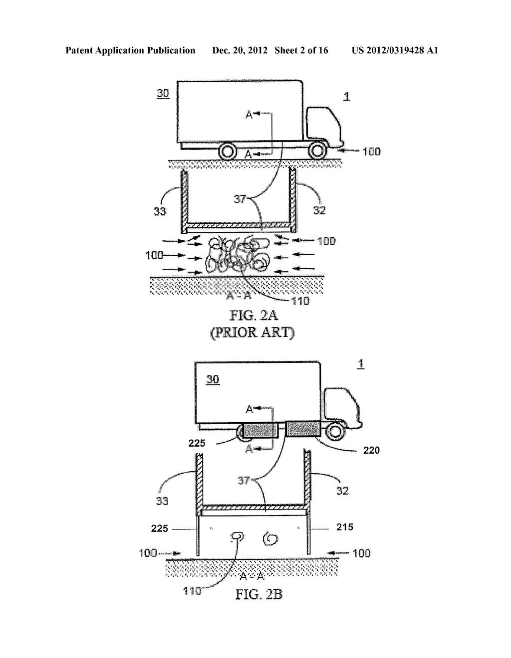 Segmented Skirt Aerodynamic Fairing Device for Reducing the Aerodynamic     Drag of Ground Vehicles - diagram, schematic, and image 03