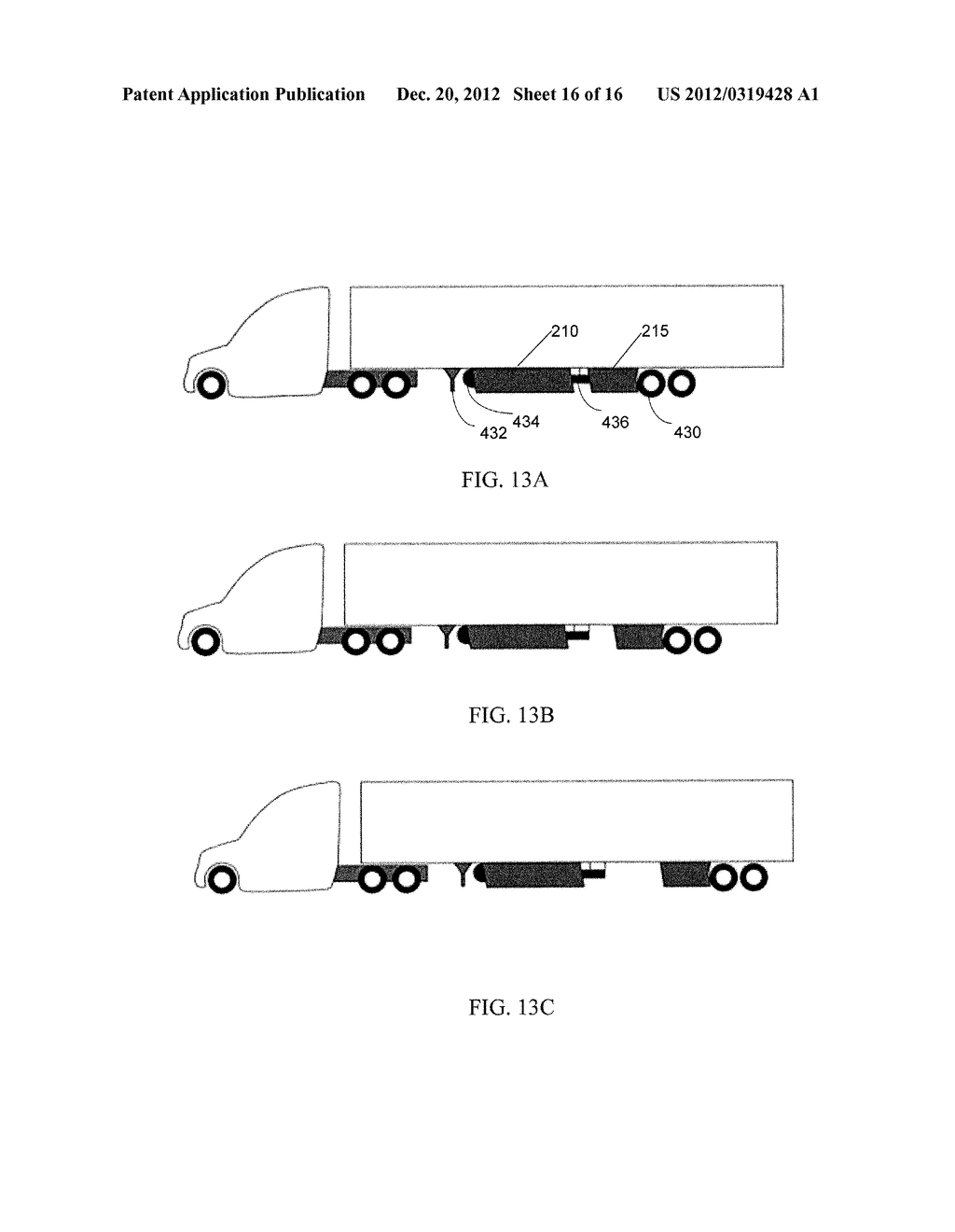 Segmented Skirt Aerodynamic Fairing Device for Reducing the Aerodynamic     Drag of Ground Vehicles - diagram, schematic, and image 17