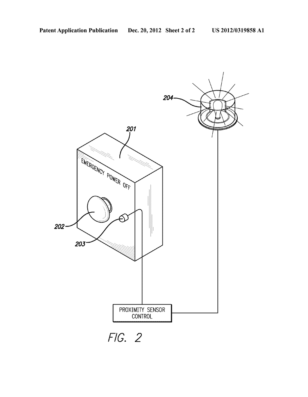 EMERGENCY POWER-OFF BUTTON WITH PROXIMITY ALARM - diagram, schematic, and image 03