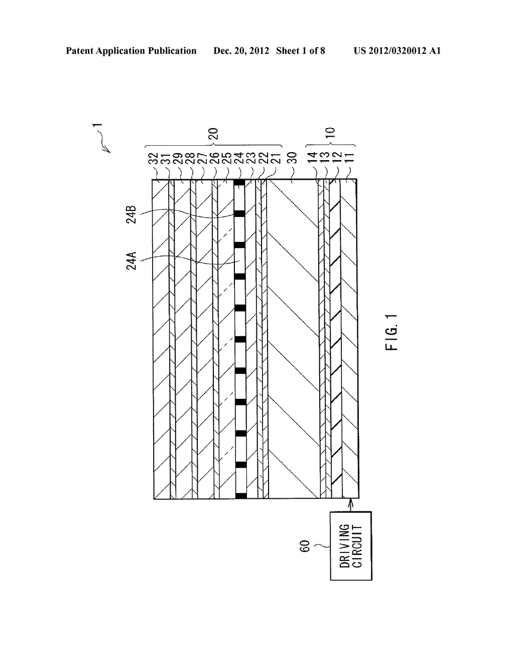 DISPLAY DEVICE AND ELECTRONIC APPARATUS - diagram, schematic, and image 02