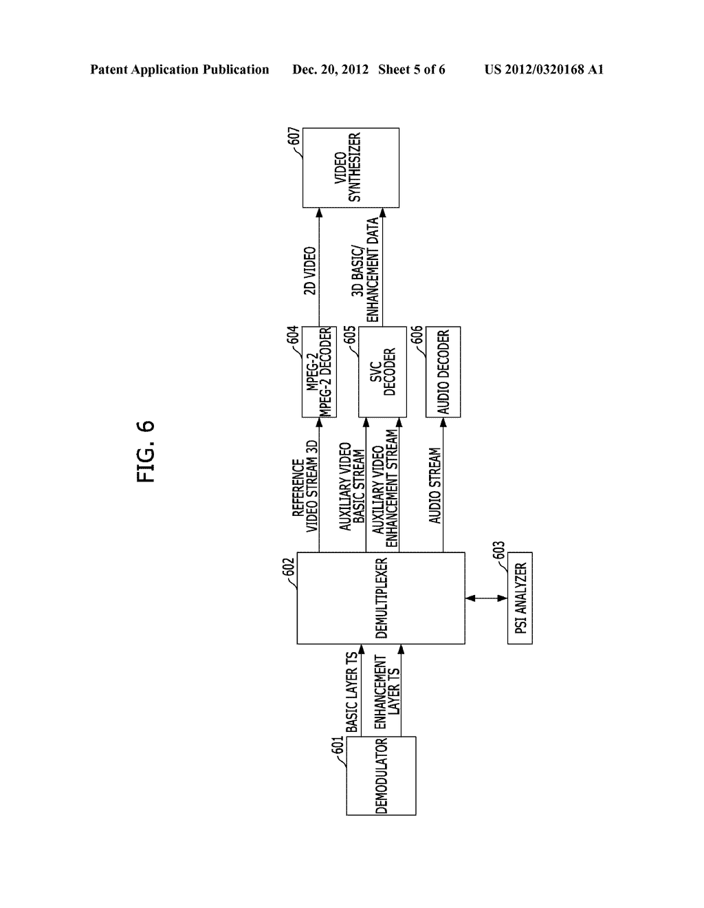 METHOD AND APPARATUS FOR TRANSMISSION AND RECEPTION IN THE PROVISION OF A     PLURALITY OF TRANSPORT INTERACTIVE 3DTV BROADCASTING SERVICES - diagram, schematic, and image 06