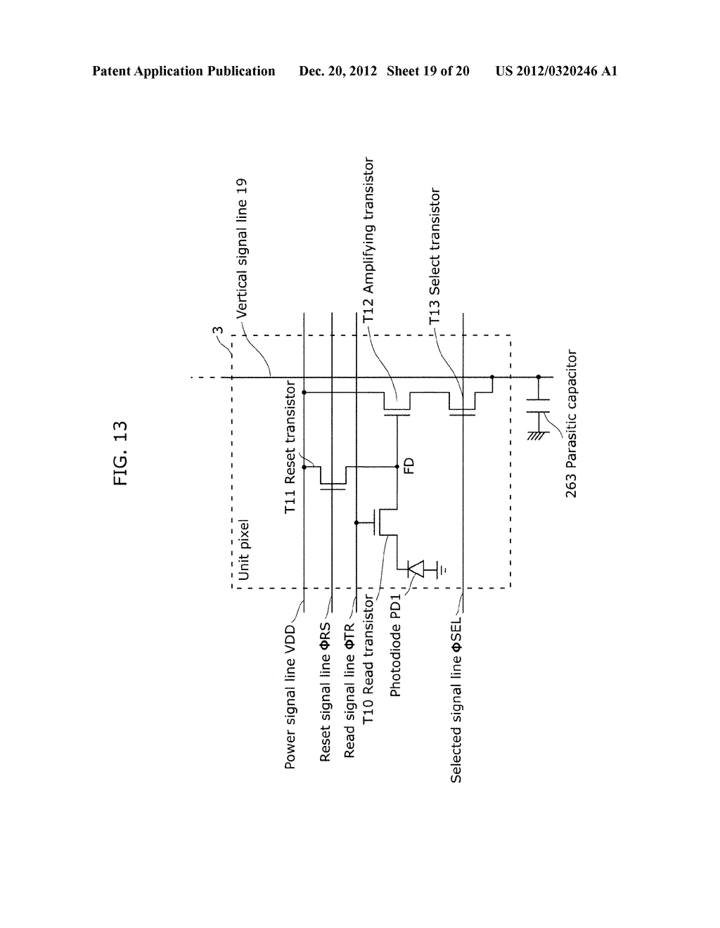 SOLID-STATE IMAGING DEVICE, METHOD FOR DRIVING THE SAME, AND CAMERA - diagram, schematic, and image 20
