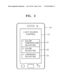 DEVICE, SYSTEM, AND METHOD FOR CONTROLLING LIGHT SOURCE TO CAPTURE IMAGE diagram and image