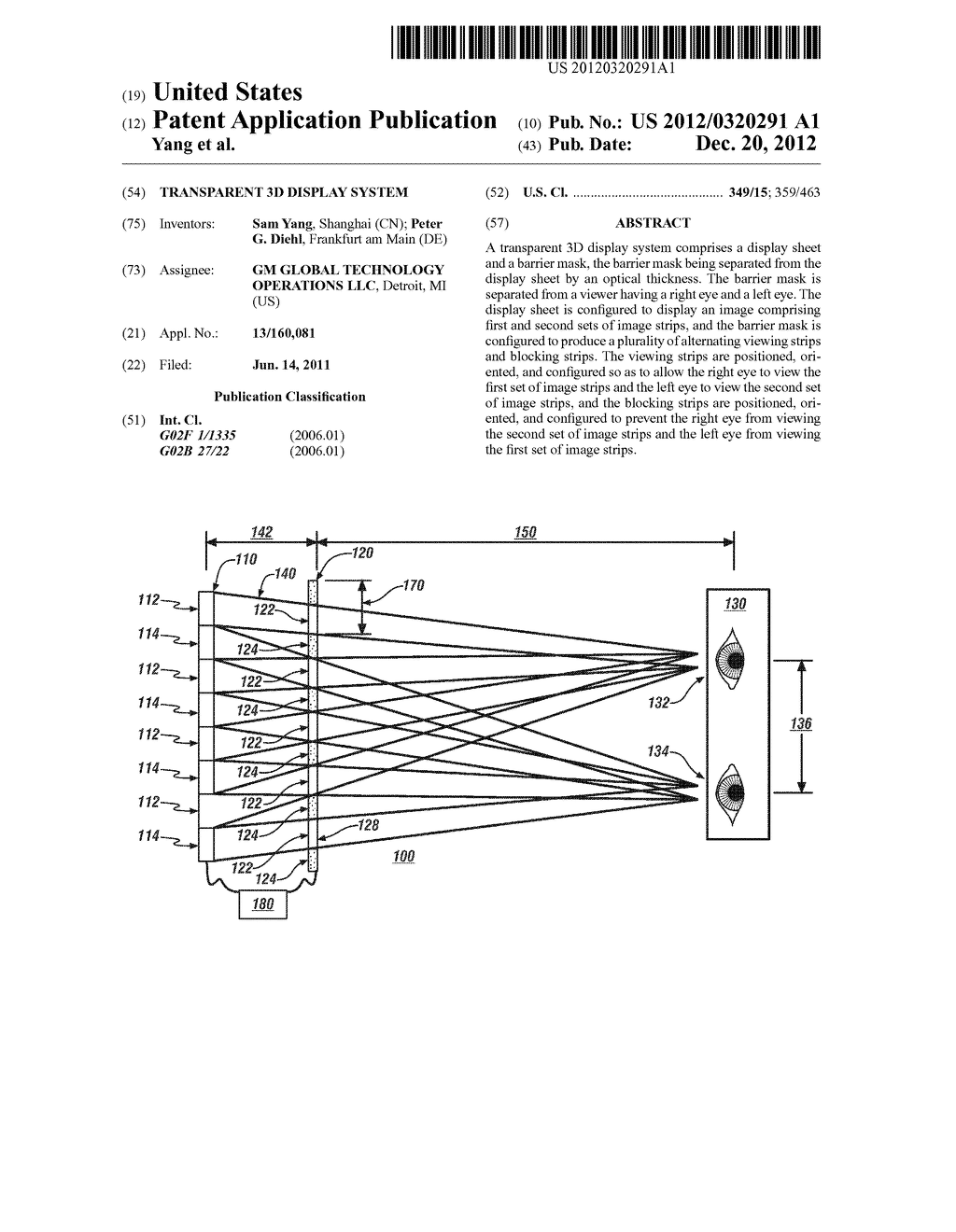 TRANSPARENT 3D DISPLAY SYSTEM - diagram, schematic, and image 01