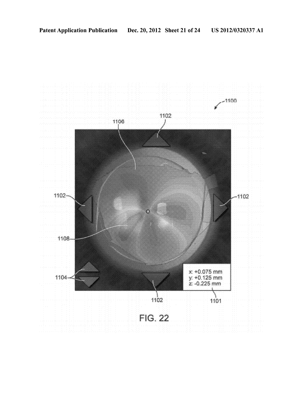 SYSTEMS AND METHODS FOR IMPLANTING AND EXAMINING INTRAOCULAR LENS - diagram, schematic, and image 22