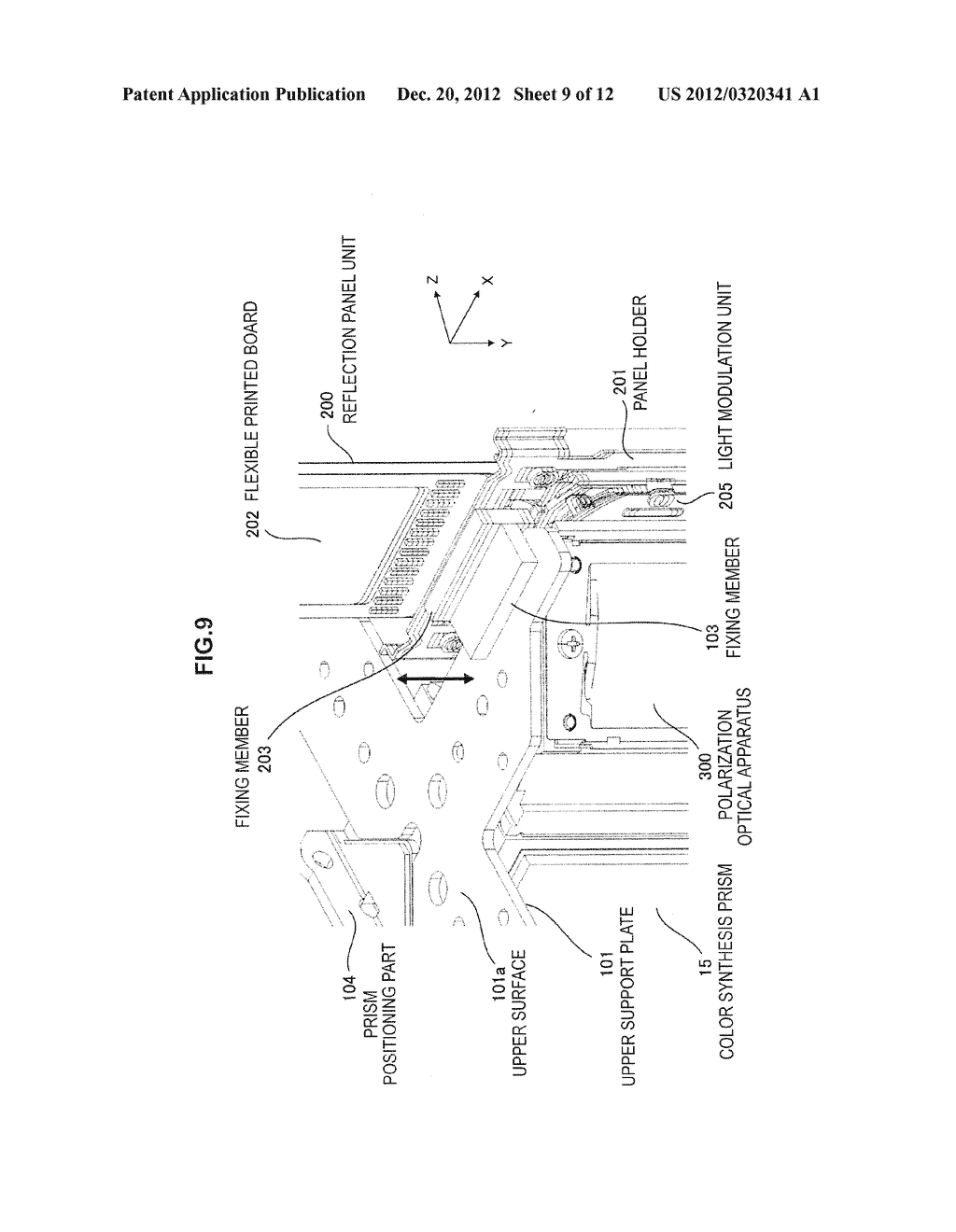 OPTICAL APPARATUS, PROJECTION APPARATUS AND METHOD OF MANUFACTURING     OPTICAL APPARATUS - diagram, schematic, and image 10