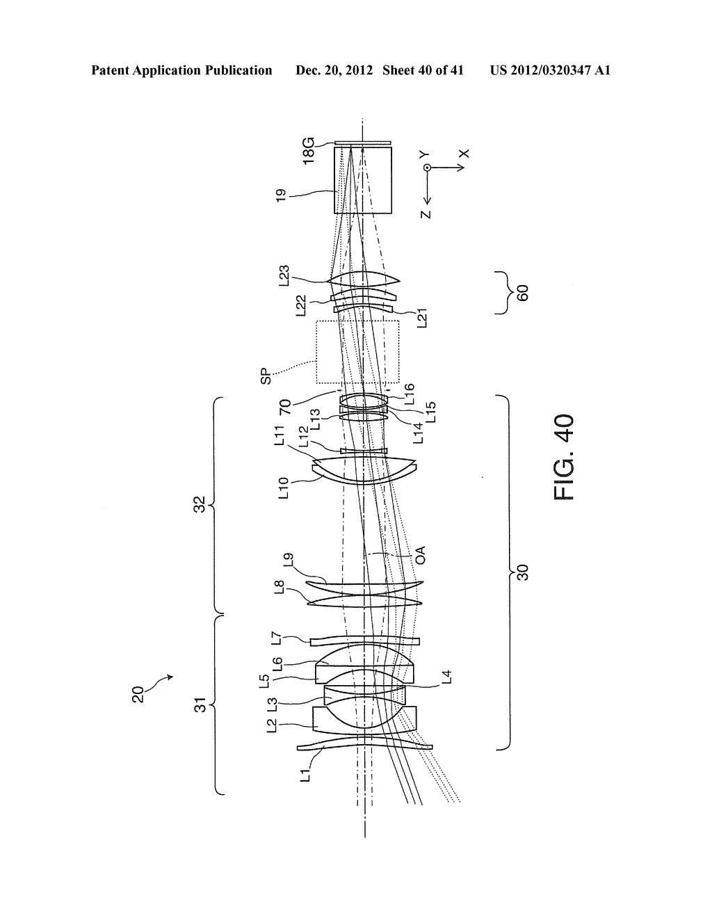 PROJECTION OPTICAL SYSTEM AND PROJECTOR INCLUDING THE SAME - diagram, schematic, and image 41