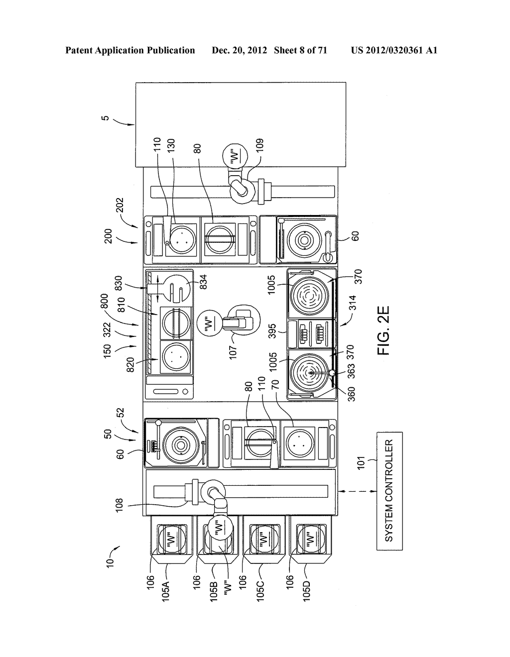 CLUSTER TOOL ARCHITECTURE FOR PROCESSING A SUBSTRATE - diagram, schematic, and image 09