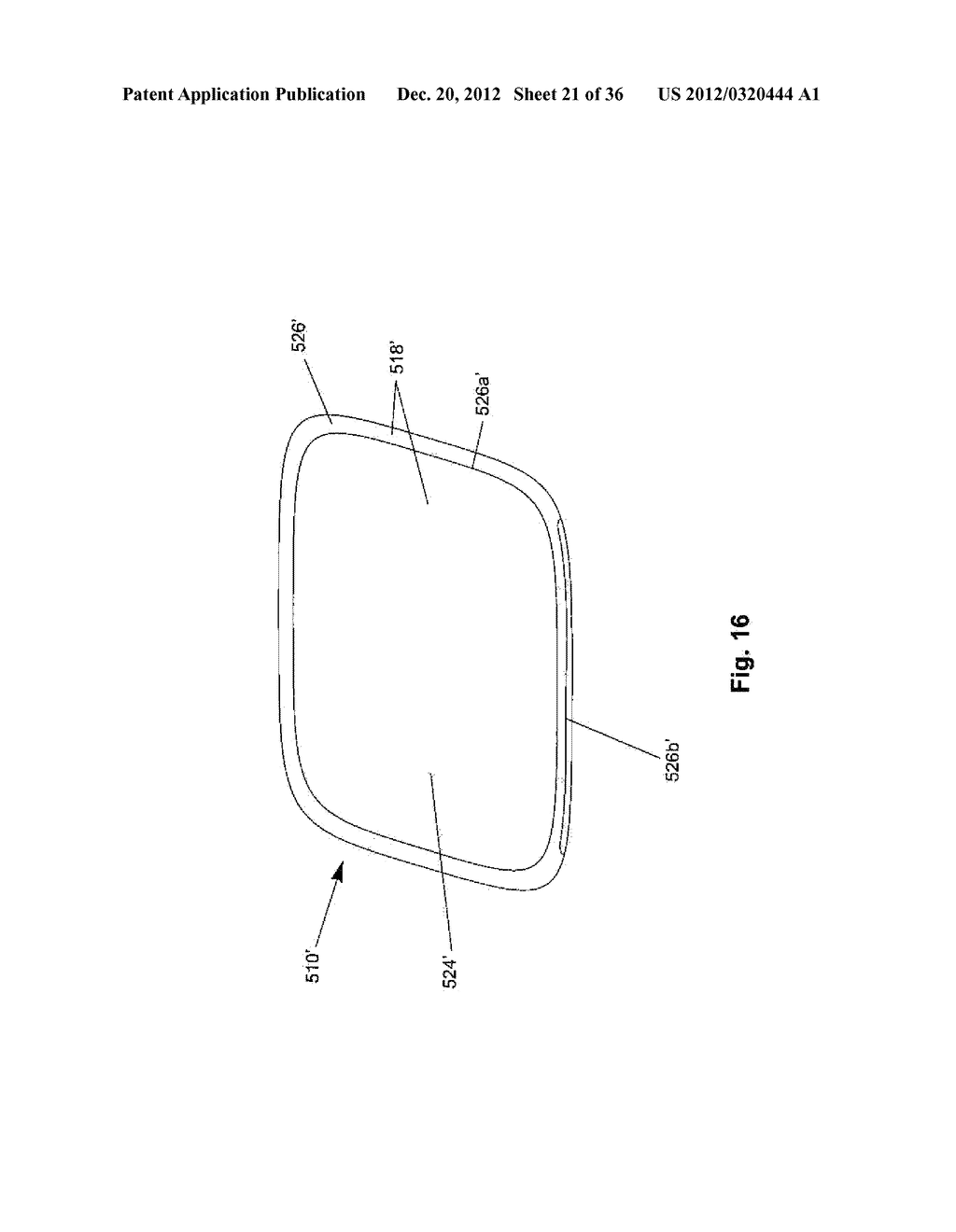 REARVIEW MIRROR ELEMENT ASSEMBLY FOR VEHICLE - diagram, schematic, and image 22