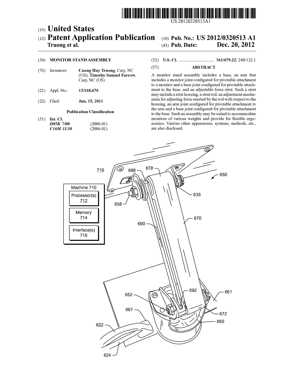 MONITOR STAND ASSEMBLY - diagram, schematic, and image 01