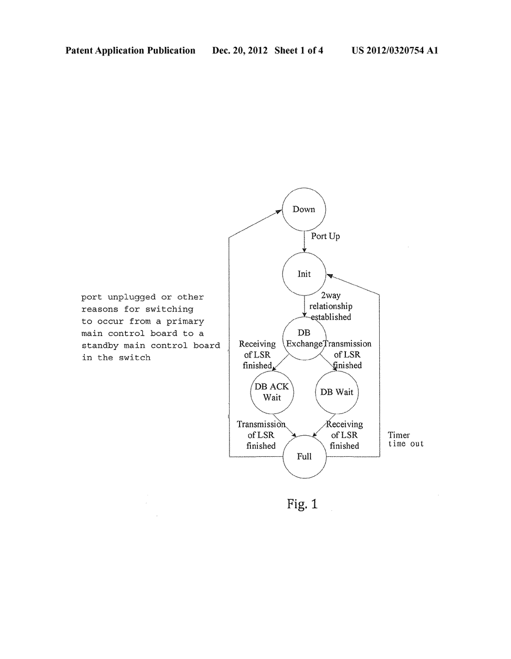 ROUTE CALCULATING AFTER SWITCHING OCCURS FROM A PRIMARY MAIN CONTROL BOARD     TO A STANDBY MAIN CONTROL BOARD - diagram, schematic, and image 02