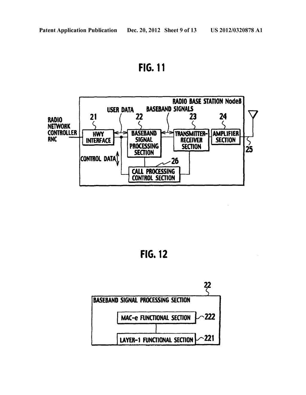 USER DATA TRANSMISSION METHOD, AND RADIO NETWORK CONTROLLER - diagram, schematic, and image 10