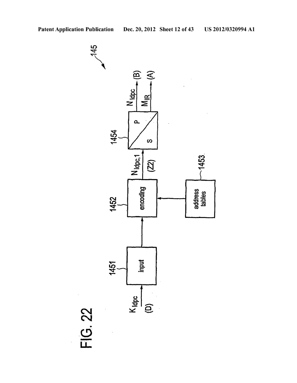 ENCODER AND ENCODING METHOD PROVIDING INCREMENTAL REDUNDANCY - diagram, schematic, and image 13