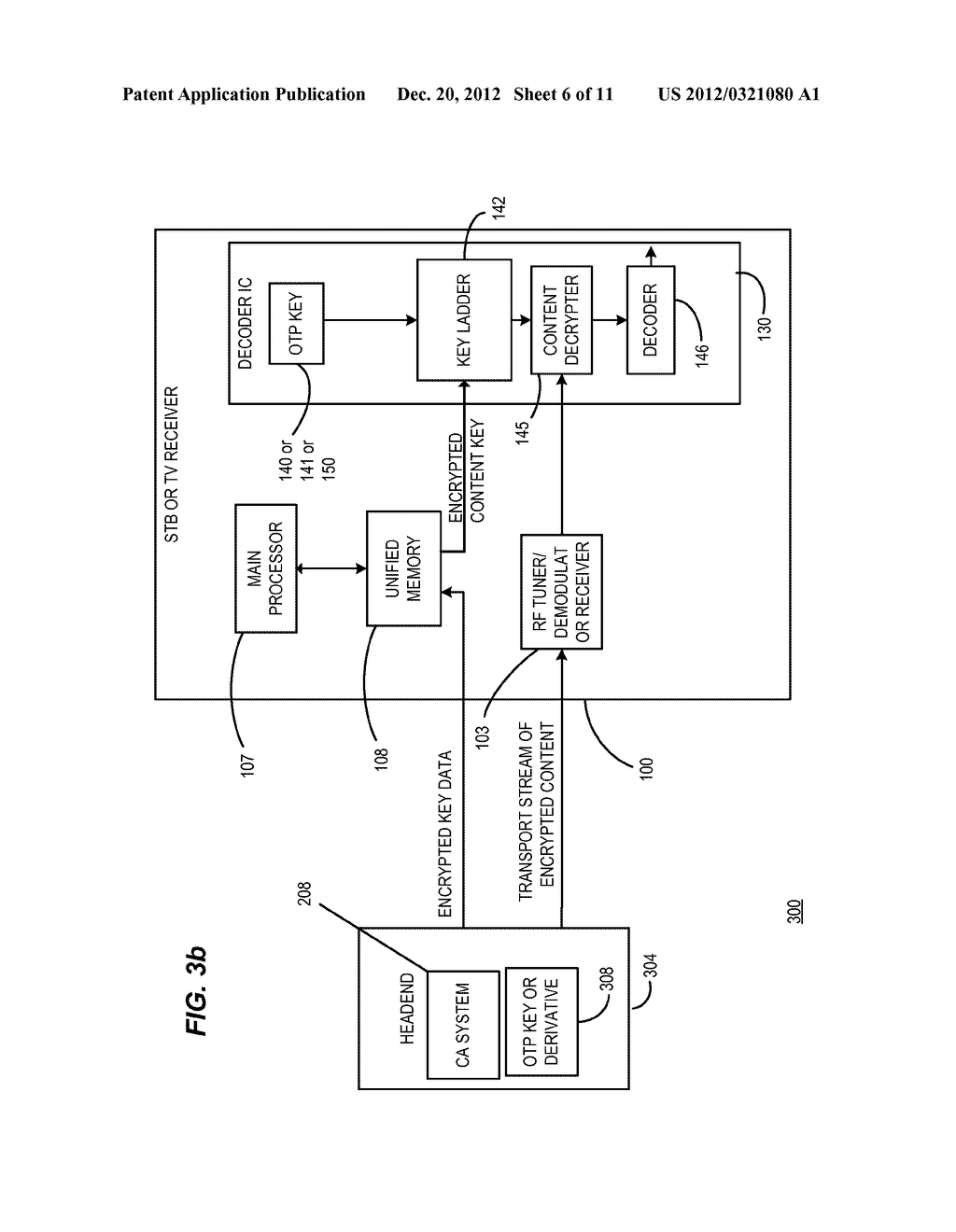 TV Receiver Device with Multiple Decryption Modes - diagram, schematic, and image 07