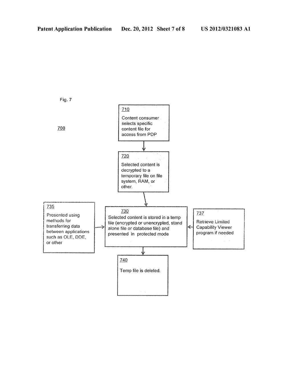 SYSTEM, METHOD AND APPARATUS FOR SECURELY DISTRIBUTING CONTENT - diagram, schematic, and image 08