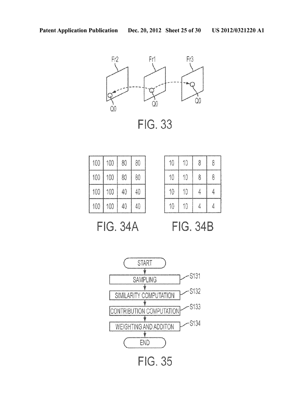 METHOD AND DEVICE FOR VIDEO IMAGE PROCESSING, CALCULATING THE SIMILARITY     BETWEEN VIDEO FRAMES, AND ACQUIRING A SYNTHESIZED FRAME BY SYNTHESIZING A     PLURALITY OF CONTIGUOUS SAMPLED FRAMES - diagram, schematic, and image 26