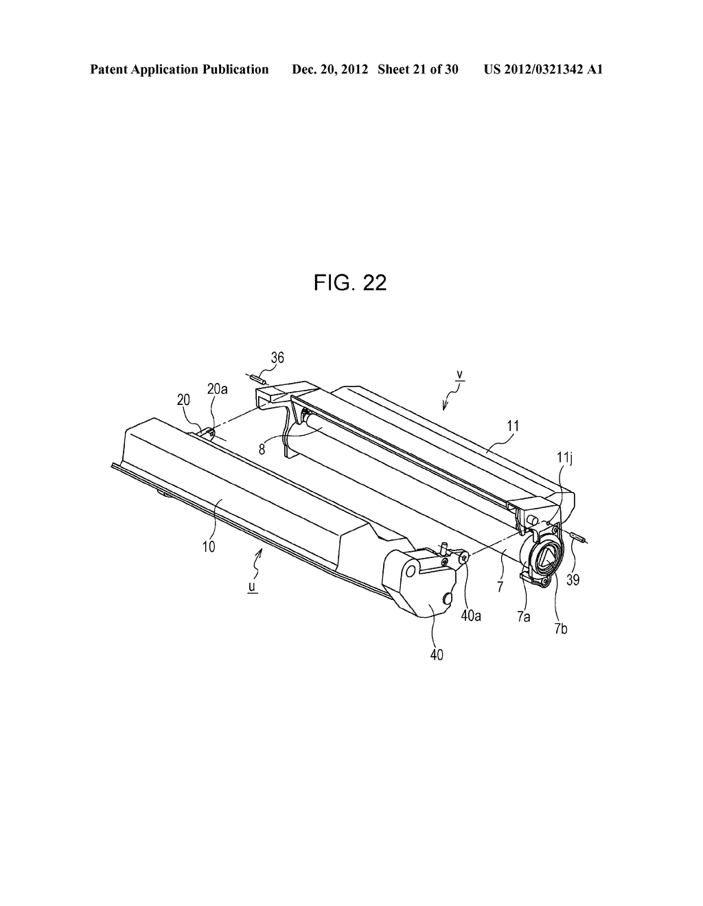 PROCESS CARTRIDGE, ELECTROPHOTOGRAPHIC IMAGE FORMING APPARATUS, AND     ASSEMBLY METHOD OF PROCESS CARTRIDGE - diagram, schematic, and image 22