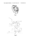 FLEXIBLE REAR BEARING MOUNTING, HAVING AN ABUTMENT, FOR A TURBINE ENGINE diagram and image