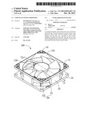 COOLING FAN WITH TAPERED HUB diagram and image