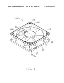 COOLING FAN WITH TAPERED HUB diagram and image