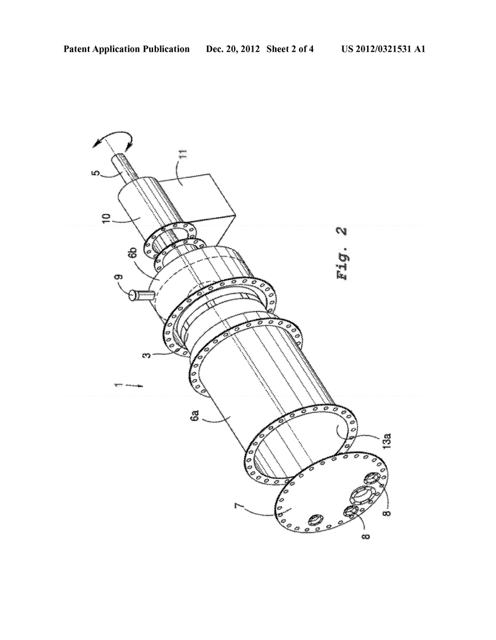 Reactor Comprising a Rotor - diagram, schematic, and image 03