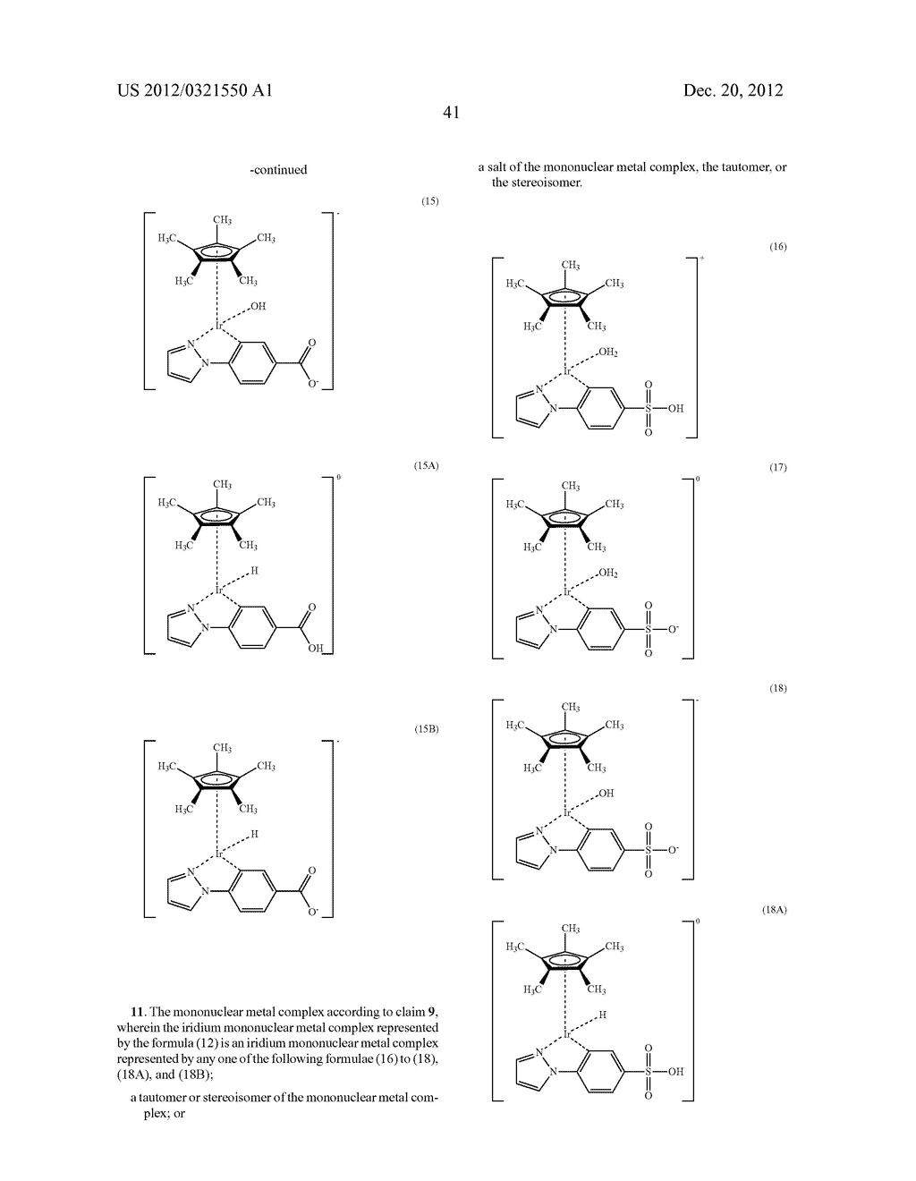 MONONUCLEAR METAL COMPLEX, HYDROGENATION REDUCTION CATALYST,     DEHYDROGENATION CATALYST, METHOD FOR PRODUCING HYDROGENATION REDUCTION     PRODUCT, METHOD FOR PRODUCING HYDROGEN (H2), AND METHOD FOR PRODUCING     DEHYDROGENATION REACTION - diagram, schematic, and image 74