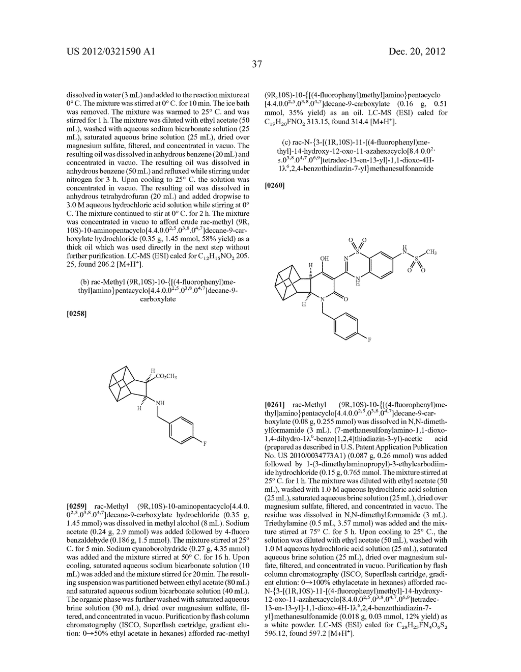 BRIDGED POLYCYCLIC COMPOUNDS - diagram, schematic, and image 38