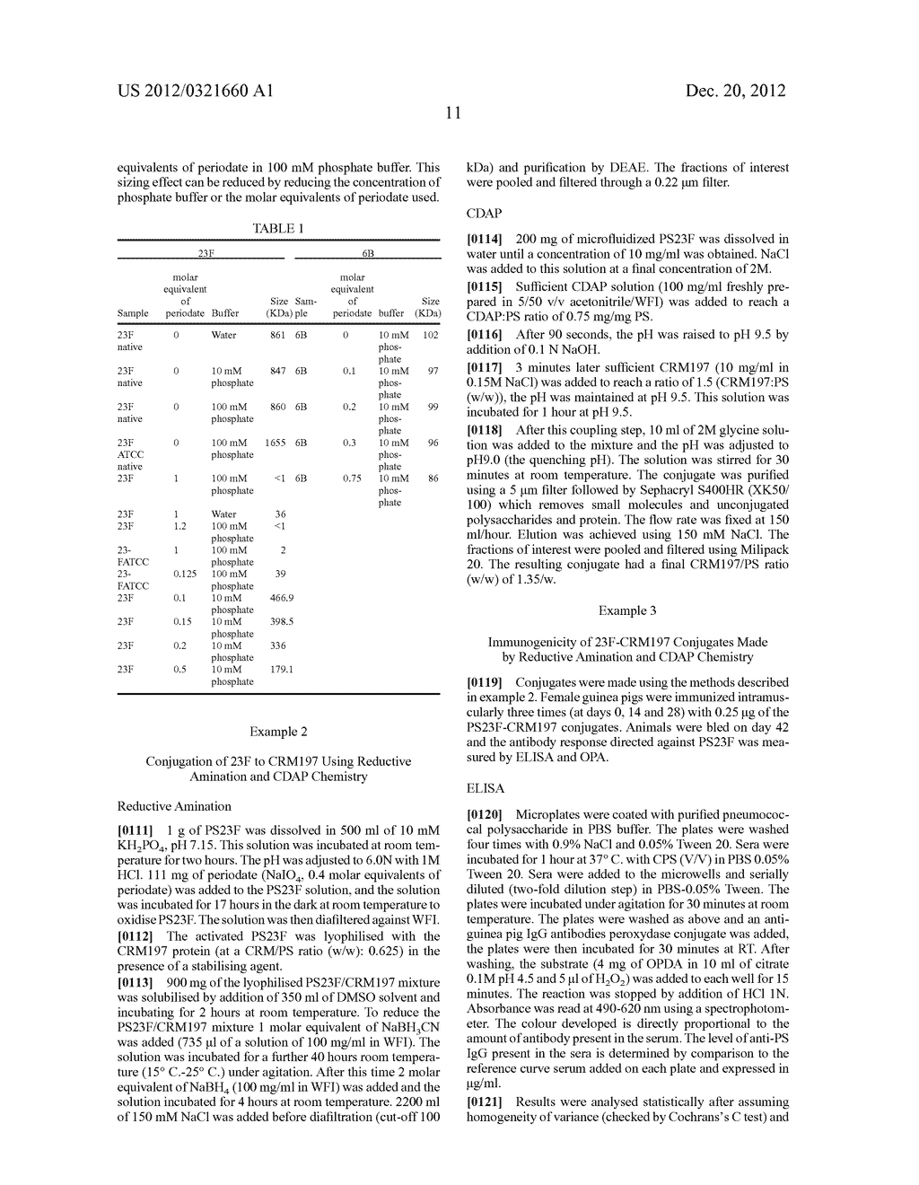 CONJUGATION PROCESS OF BACTERIAL POLYSACCHARIDES TO CARRIER PROTEINS - diagram, schematic, and image 16