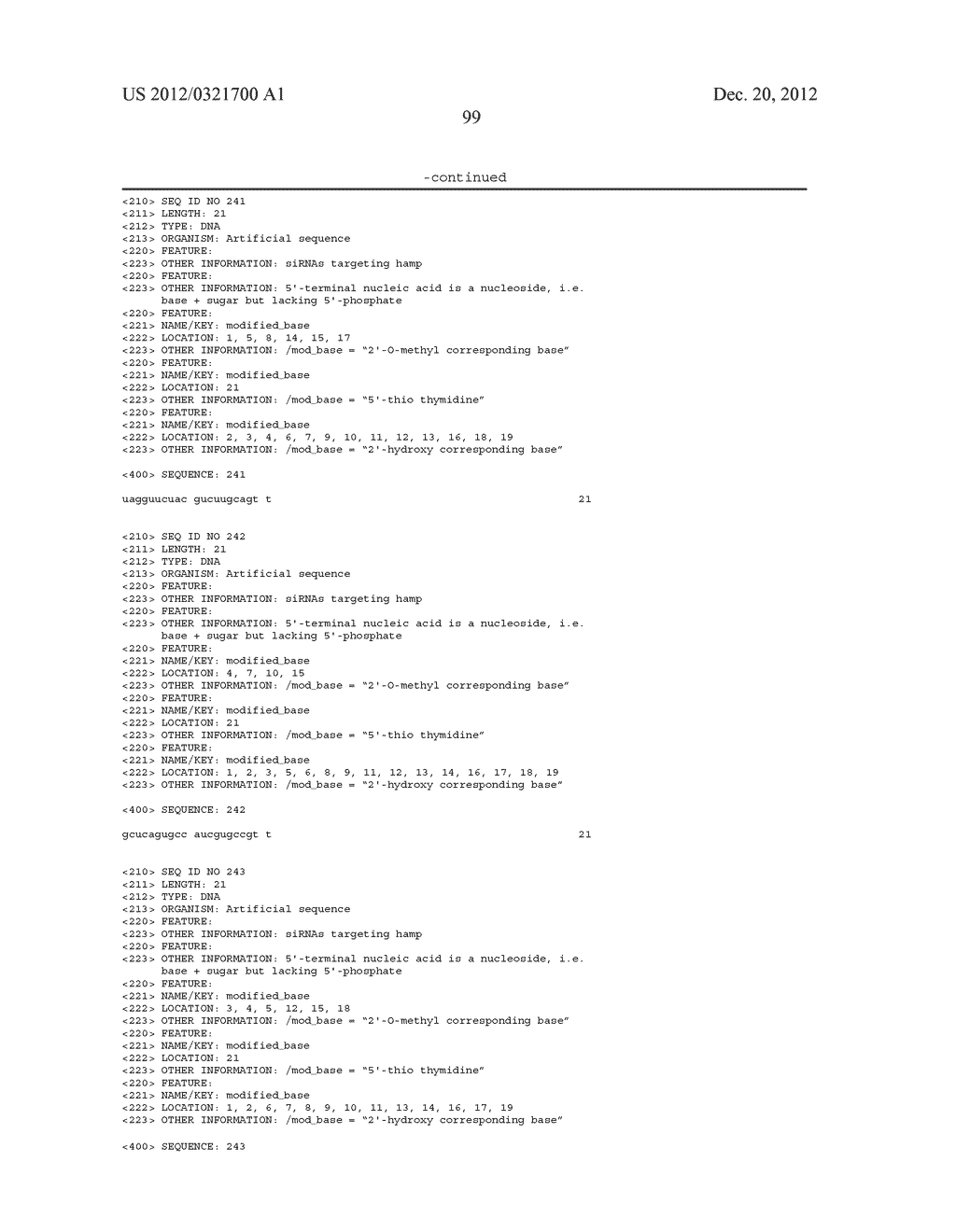 Compositions And Methods For Inhibiting Expression Of The HAMP Gene - diagram, schematic, and image 109