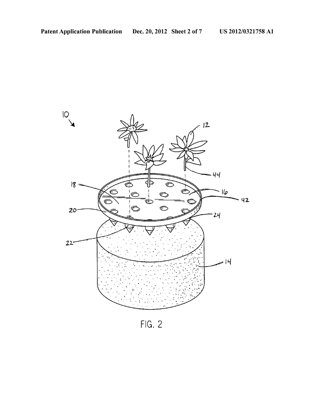 Vase for Use with Food Products - diagram, schematic, and image 03