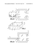 RECEPTACLE WITH INTEGRALLY MOLDED ELONGATED ELEMENTS diagram and image