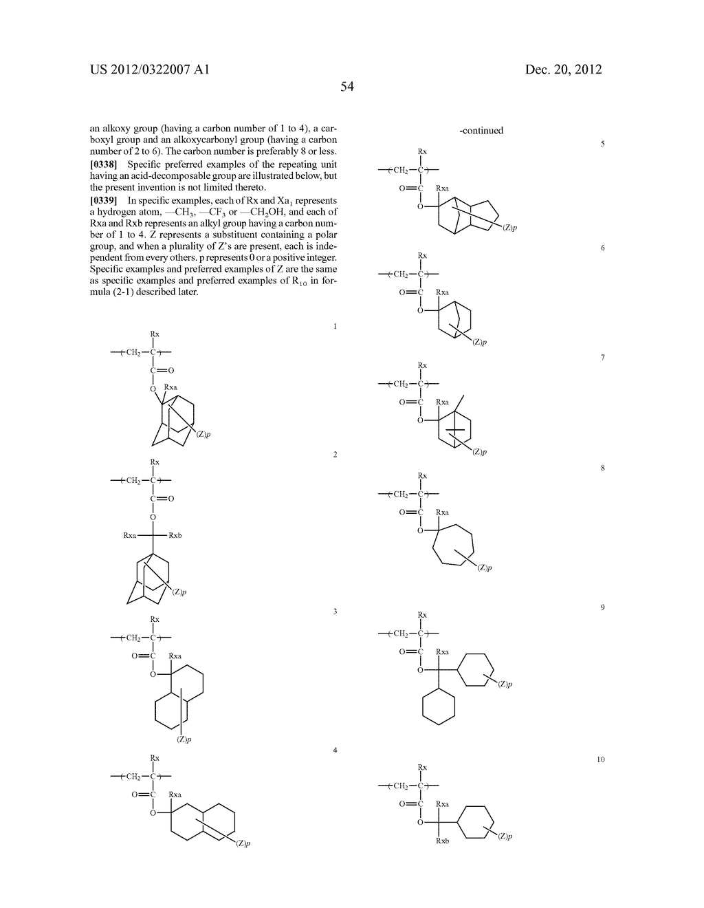 PATTERN FORMING METHOD, CHEMICAL AMPLIFICATION RESIST COMPOSITION AND     RESIST FILM - diagram, schematic, and image 55