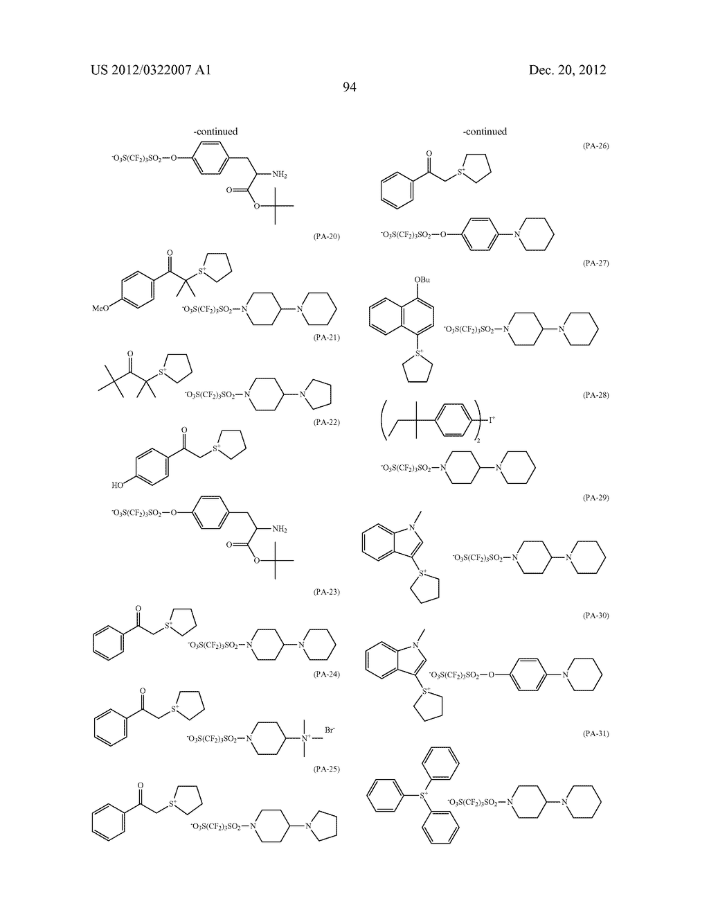 PATTERN FORMING METHOD, CHEMICAL AMPLIFICATION RESIST COMPOSITION AND     RESIST FILM - diagram, schematic, and image 95