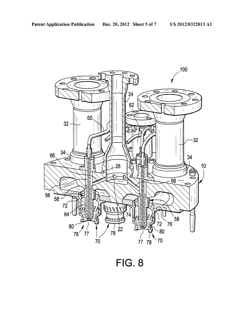 Combustor Housing for Combustion of Low-BTU Fuel Gases and Methods of     Making and Using the Same - diagram, schematic, and image 06