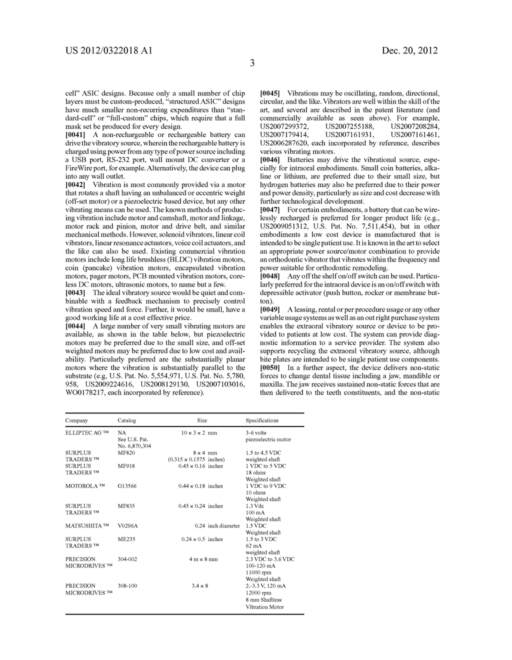 VIBRATING ORTHODONTIC REMODELLING DEVICE - diagram, schematic, and image 20