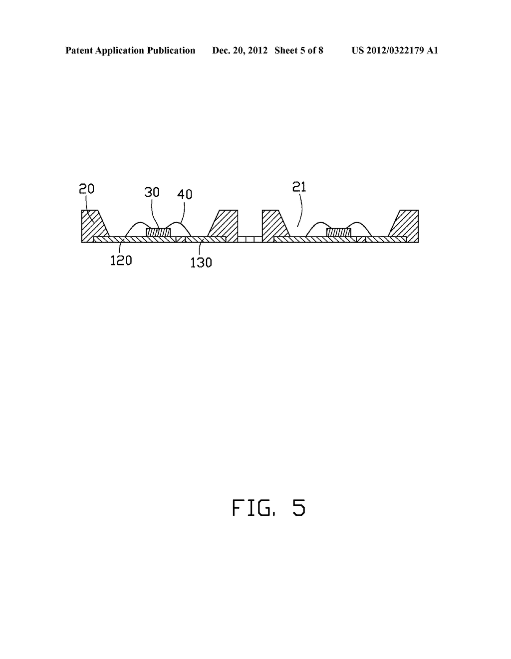 METHOD FOR PACKAGING LIGHT EMITTING DIODES - diagram, schematic, and image 06