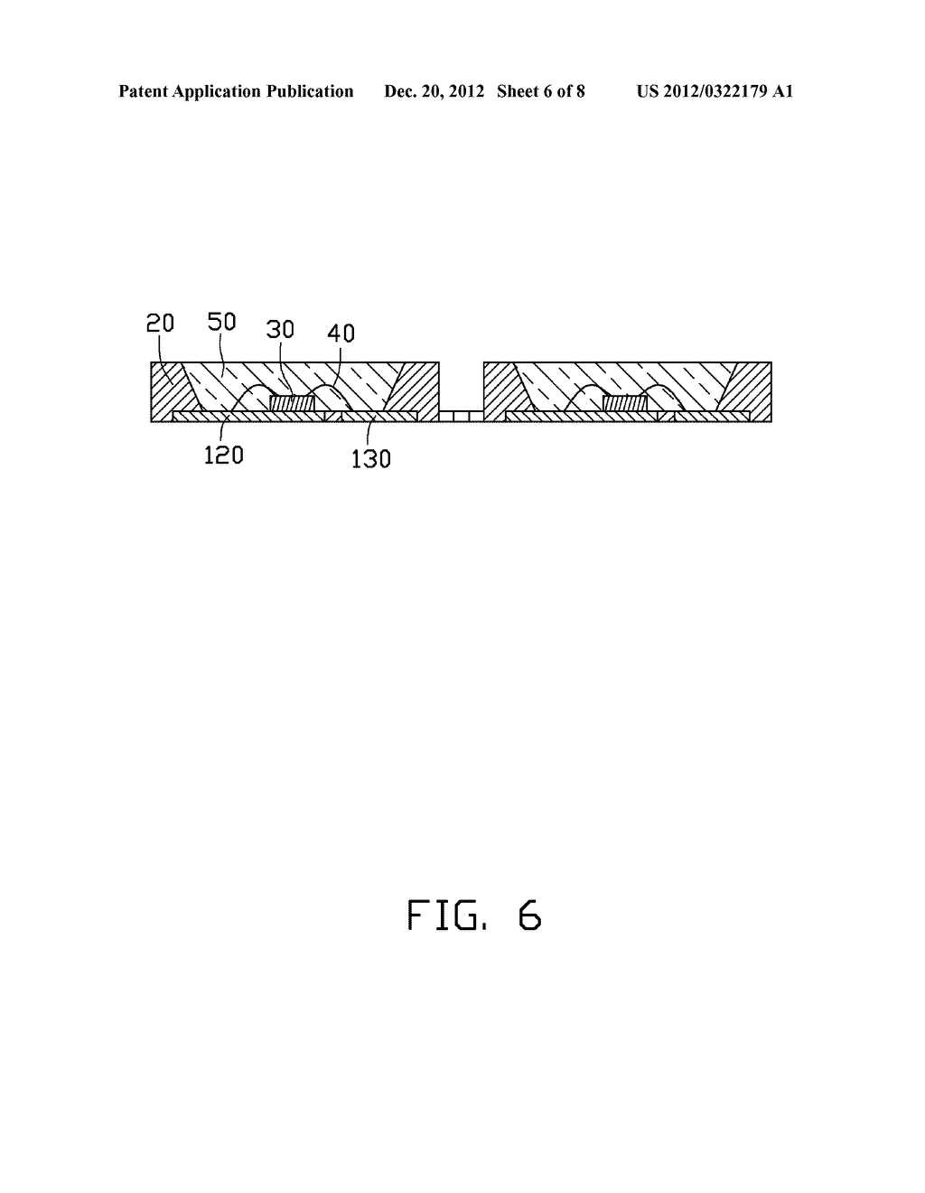 METHOD FOR PACKAGING LIGHT EMITTING DIODES - diagram, schematic, and image 07