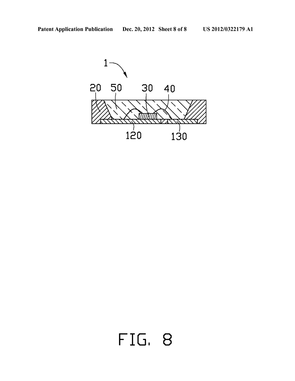 METHOD FOR PACKAGING LIGHT EMITTING DIODES - diagram, schematic, and image 09