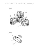 ASSEMBLING TOY BLOCK WITH EMBEDDED MAGNETS diagram and image