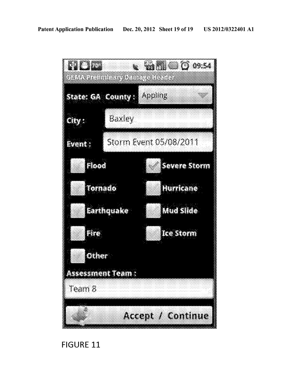 METHOD AND APPLICATION FOR EMERGENCY INCIDENT REPORTING AND COMMUNICATION - diagram, schematic, and image 20