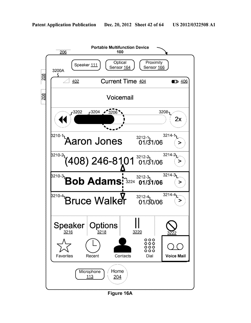 Missed Telephone Call Management for a Portable Multifunction Device - diagram, schematic, and image 43