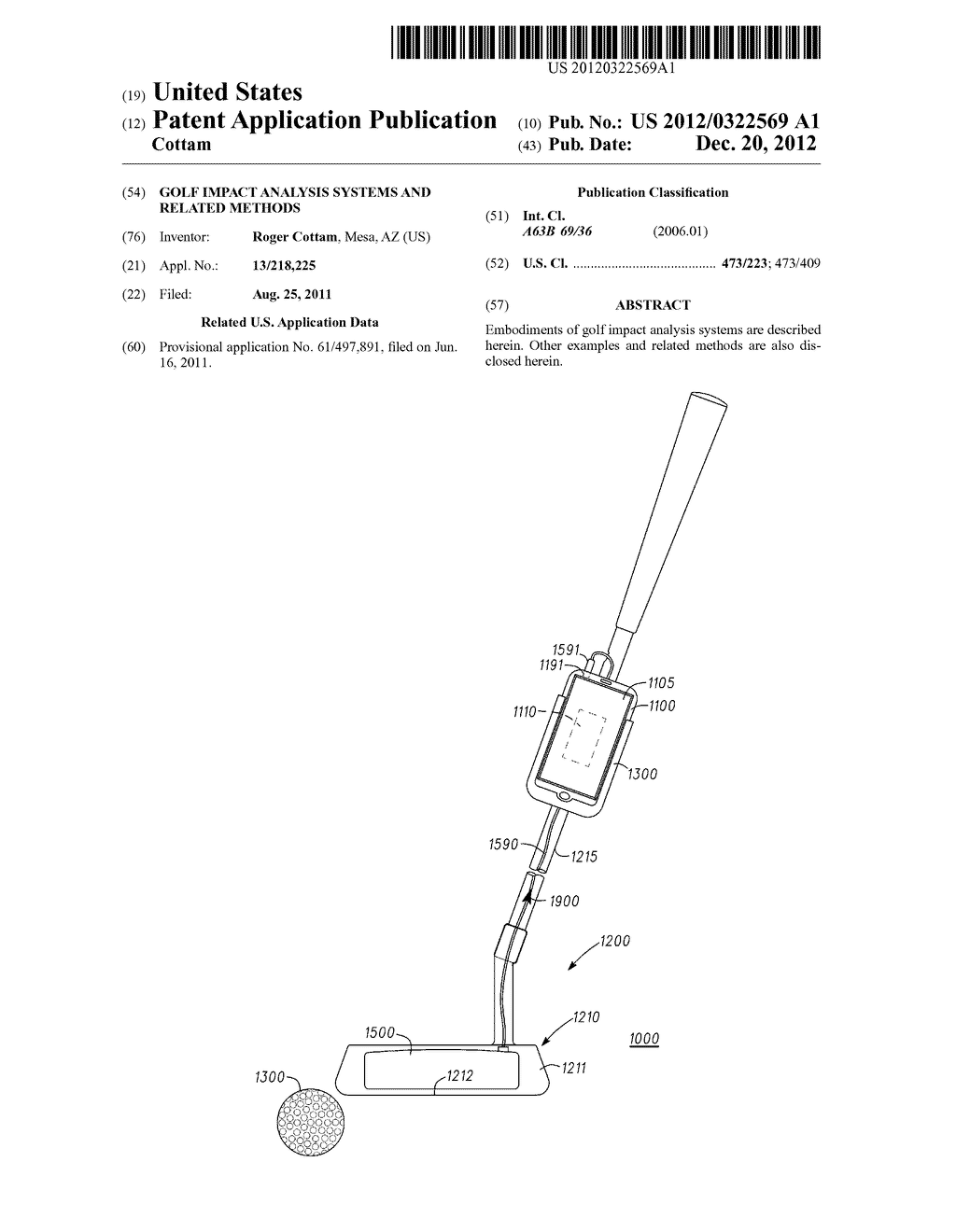 GOLF IMPACT ANALYSIS SYSTEMS AND RELATED METHODS - diagram, schematic, and image 01