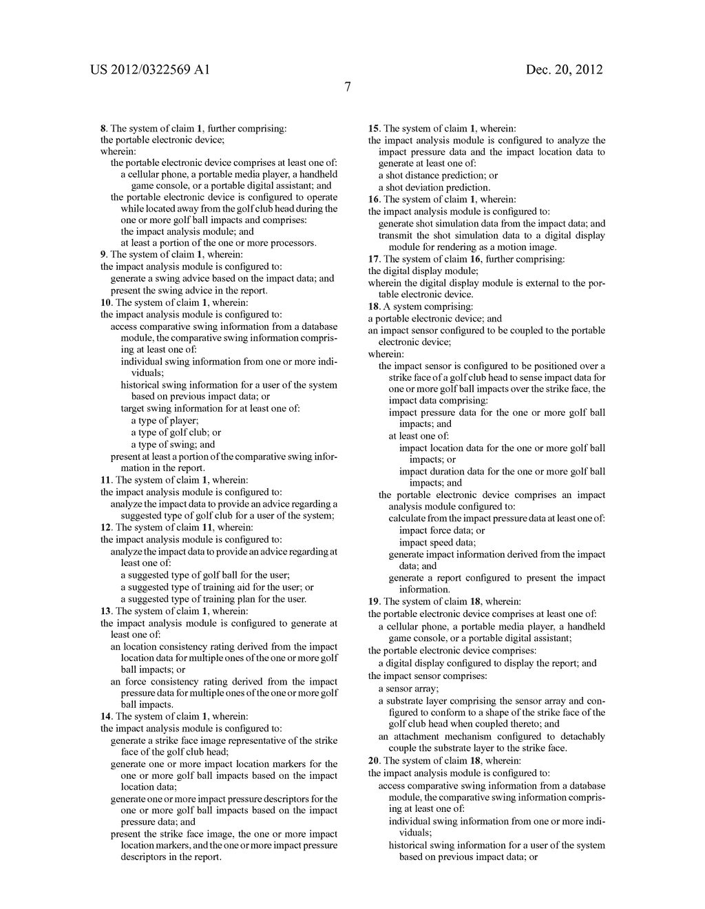 GOLF IMPACT ANALYSIS SYSTEMS AND RELATED METHODS - diagram, schematic, and image 13