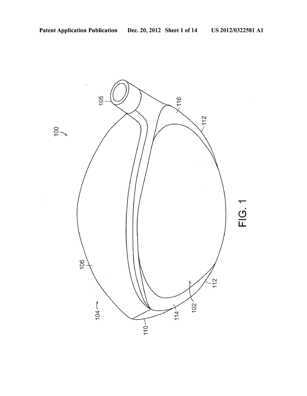 GOLF CLUB HEAD WITH IMPROVED PERFORMANCE - diagram, schematic, and image 02