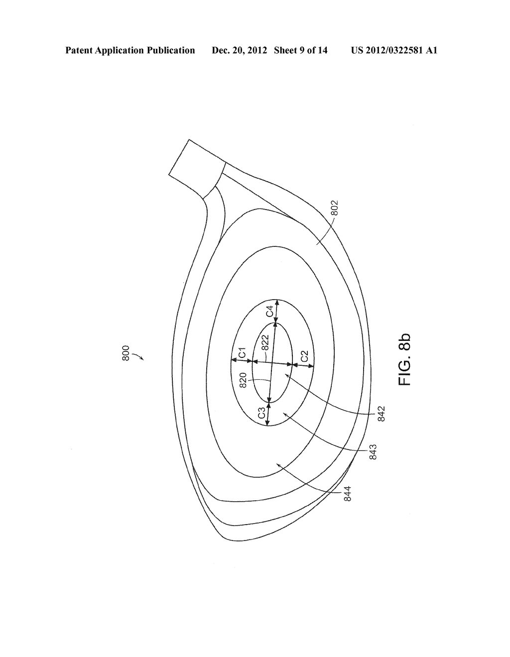 GOLF CLUB HEAD WITH IMPROVED PERFORMANCE - diagram, schematic, and image 10