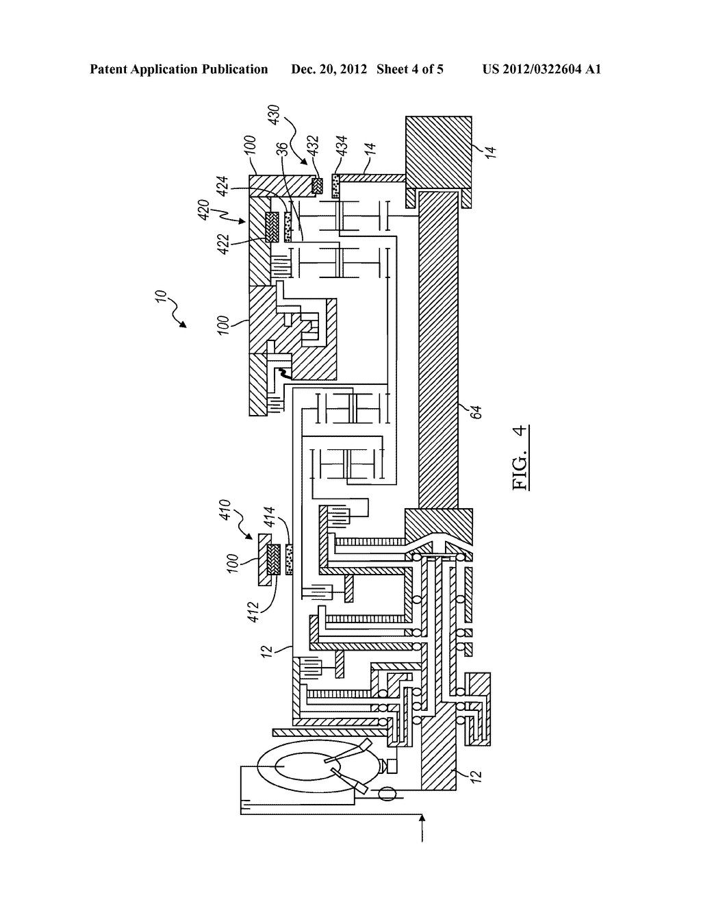 AUTOMATIC TRANSMISSION GEAR AND CLUTCH ARRANGEMENT - diagram, schematic, and image 05