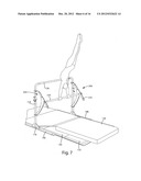 Handstand cast trainer diagram and image