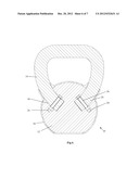 KETTLEBELL AND METHOD OF MANUFACTURING A KETTLEBELL diagram and image